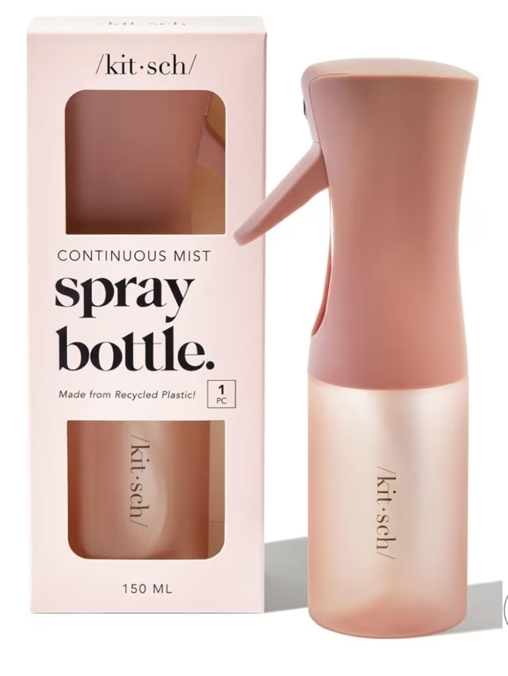 kitsch Continuous Mist Spray Bottle - Blush Pink